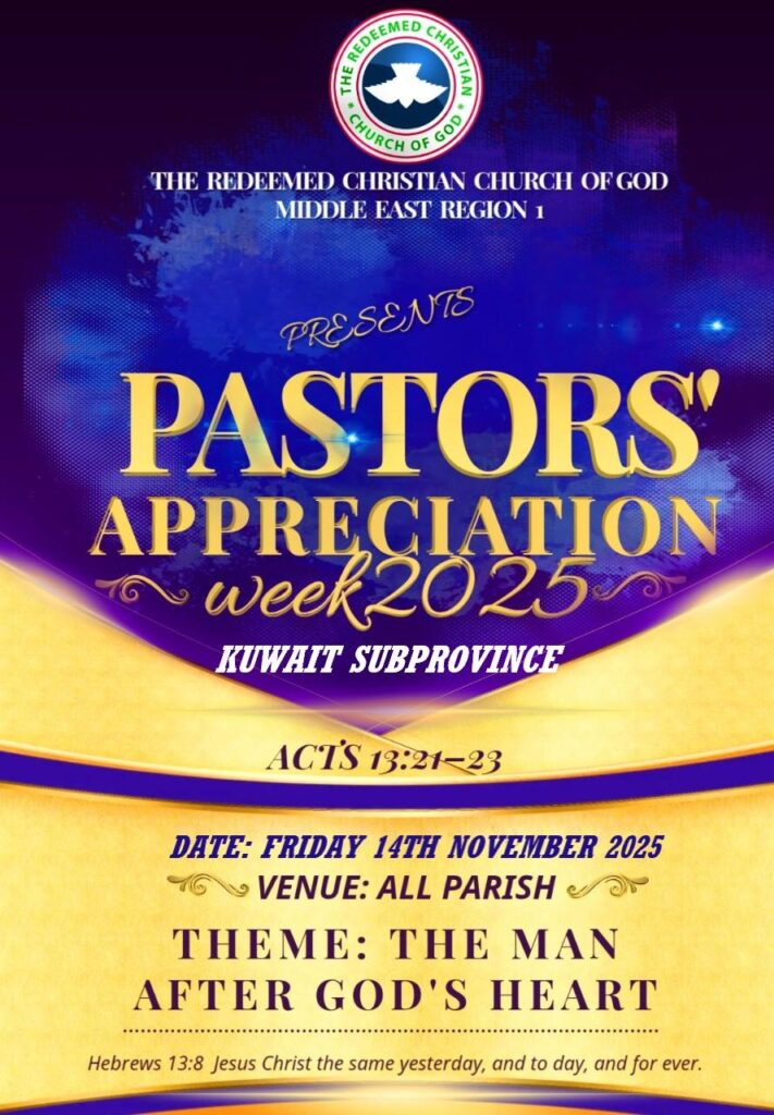 Pastors' Appreciation Week 2025 Poster